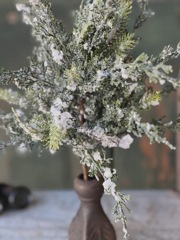 Snow Covered Greens Pick 19 Inch | Prismatic Greens Pick