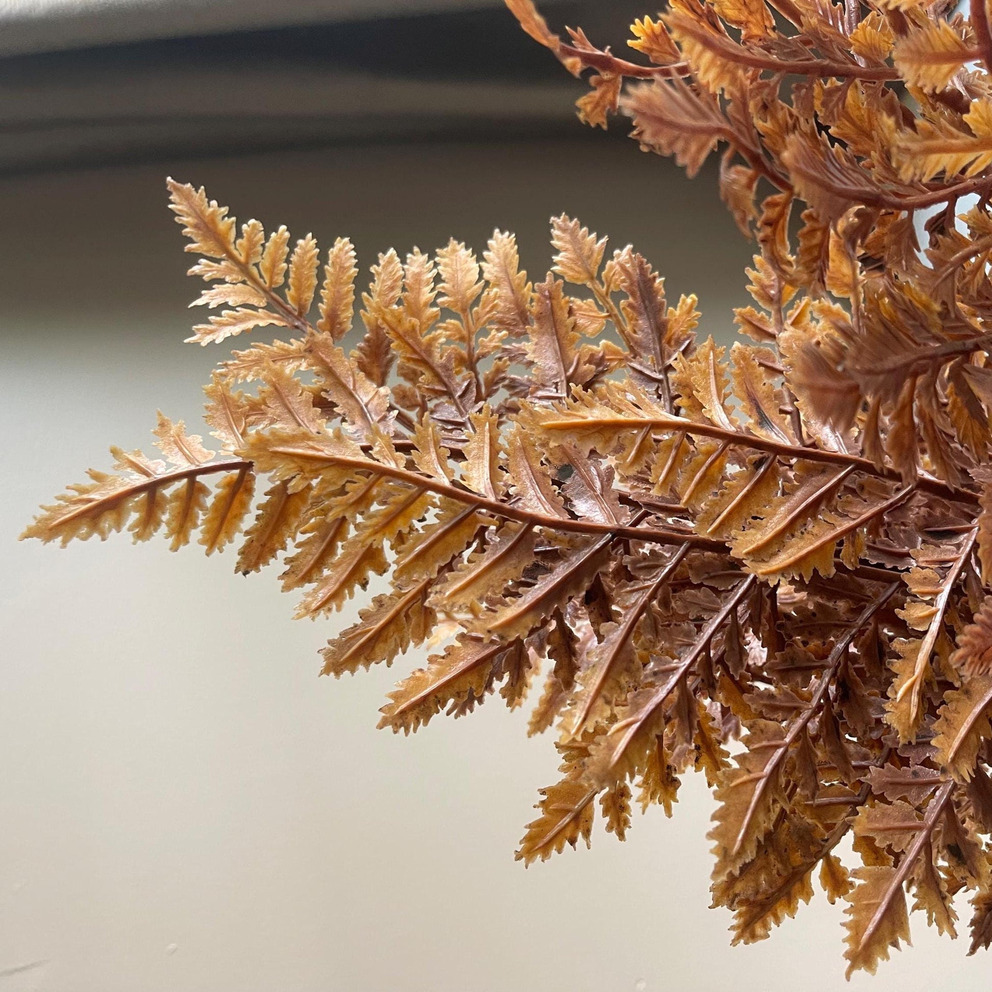 Autumn Fern Bundle | Cinnamon | Fall Greenery | Autumn Wreath Supplies | Faux Brown Fern | Fall Leaves | Fall Decor