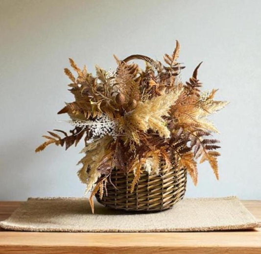 Fall Wall Basket | Pampas | Fall Decor | Floral Design | Wall Decor