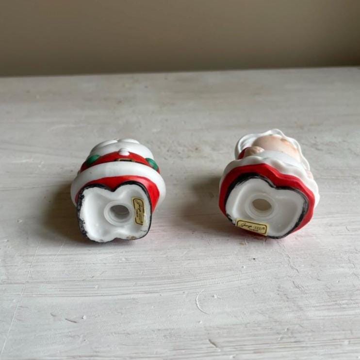 Vintage Santa & Mrs Claus Salt and Pepper Shakers | Christmas Salt and Pepper Shaker | Vintage Christmas | George Holiday Shakers
