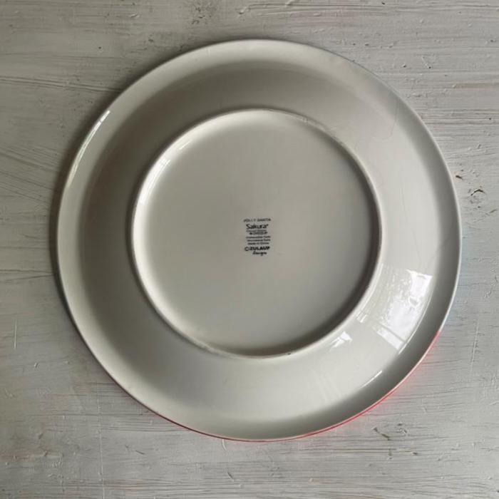 Vintage Santa Cookie Plate| Sakura Santa Cookie Platter | Christmas Plates | Vintage Christmas | Sakura Jolly Santa Cookie Plate