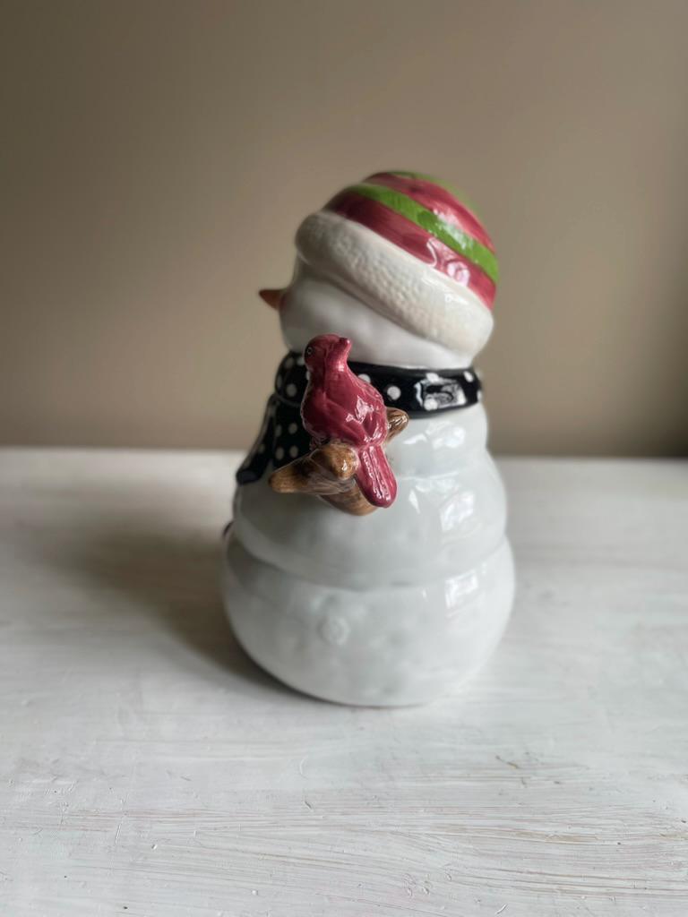 Vintage Snowman Cookie Jar | Christmas Cookie Jar | Vintage Christmas | Snowman Cookie Jar | Vintage Christmas Cookie Jar | Holiday Decor