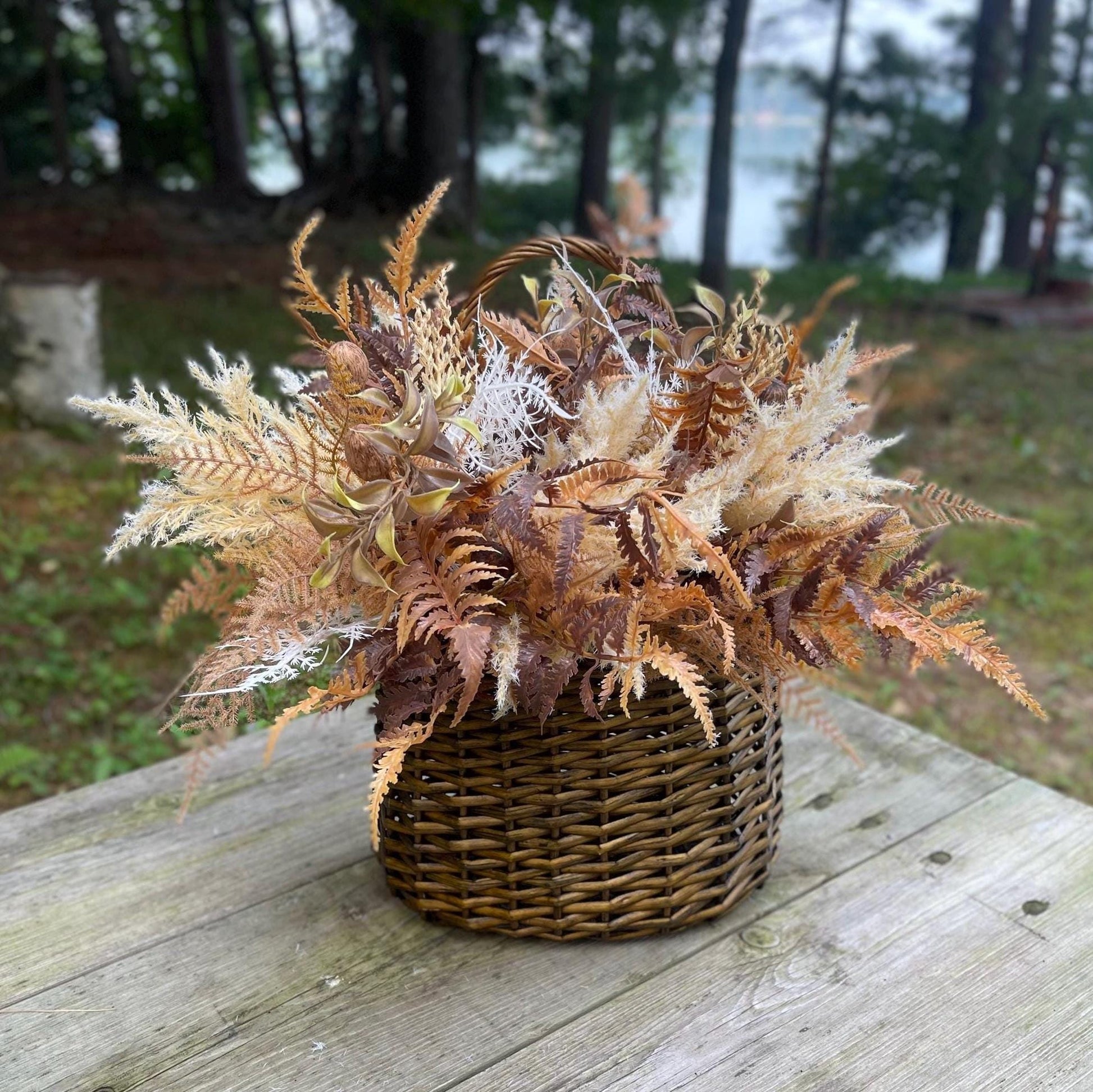 Fall Wall Basket | Pampas | Fall Decor | Floral Design | Wall Decor
