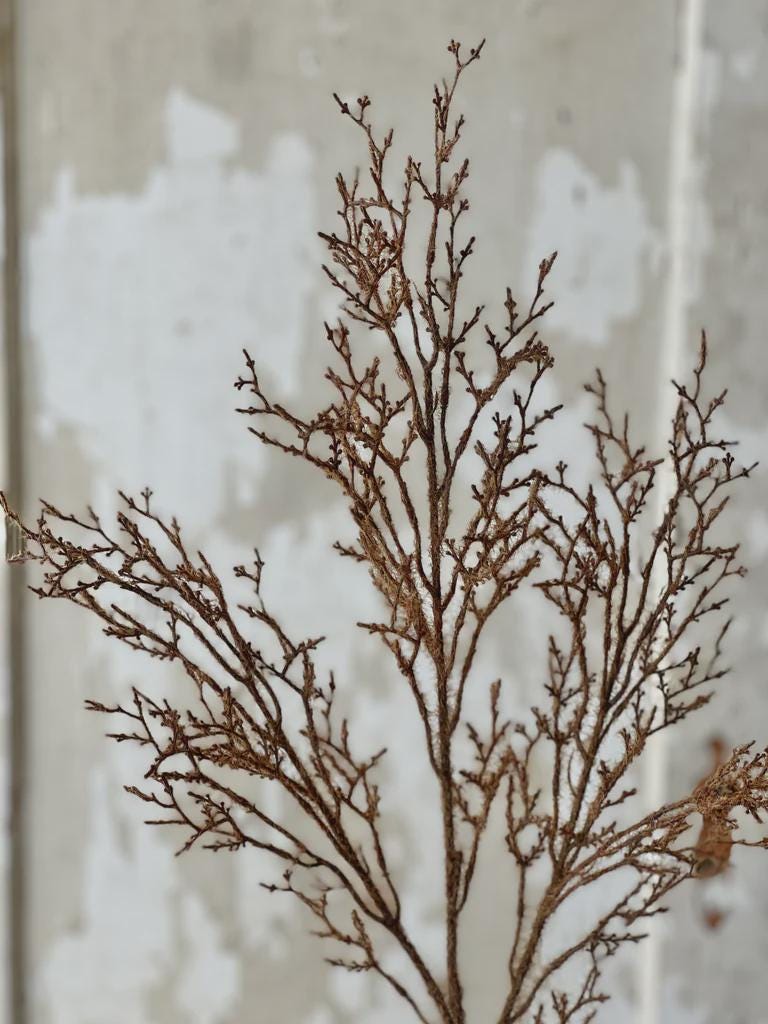 Fall Branch Stem | Flannel Branch Spray 36-Inches | Autumn Wreath Supplies | High Quality Artificial Branch | Fall Artificial Floral
