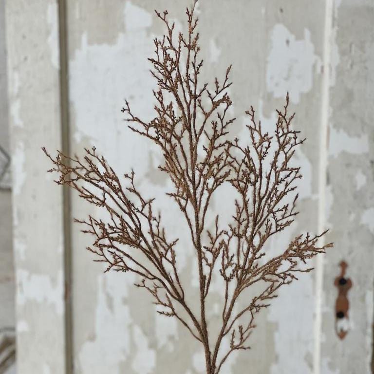 Fall Branch Stem | Flannel Branch Spray 36-Inches | Autumn Wreath Supplies | High Quality Artificial Branch | Fall Artificial Floral