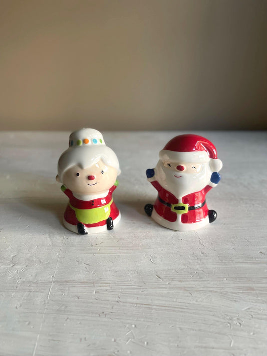 Vintage Santa & Mrs Claus Salt and Pepper Shakers | Christmas Salt and Pepper Shaker | Vintage Christmas | George Holiday Shakers