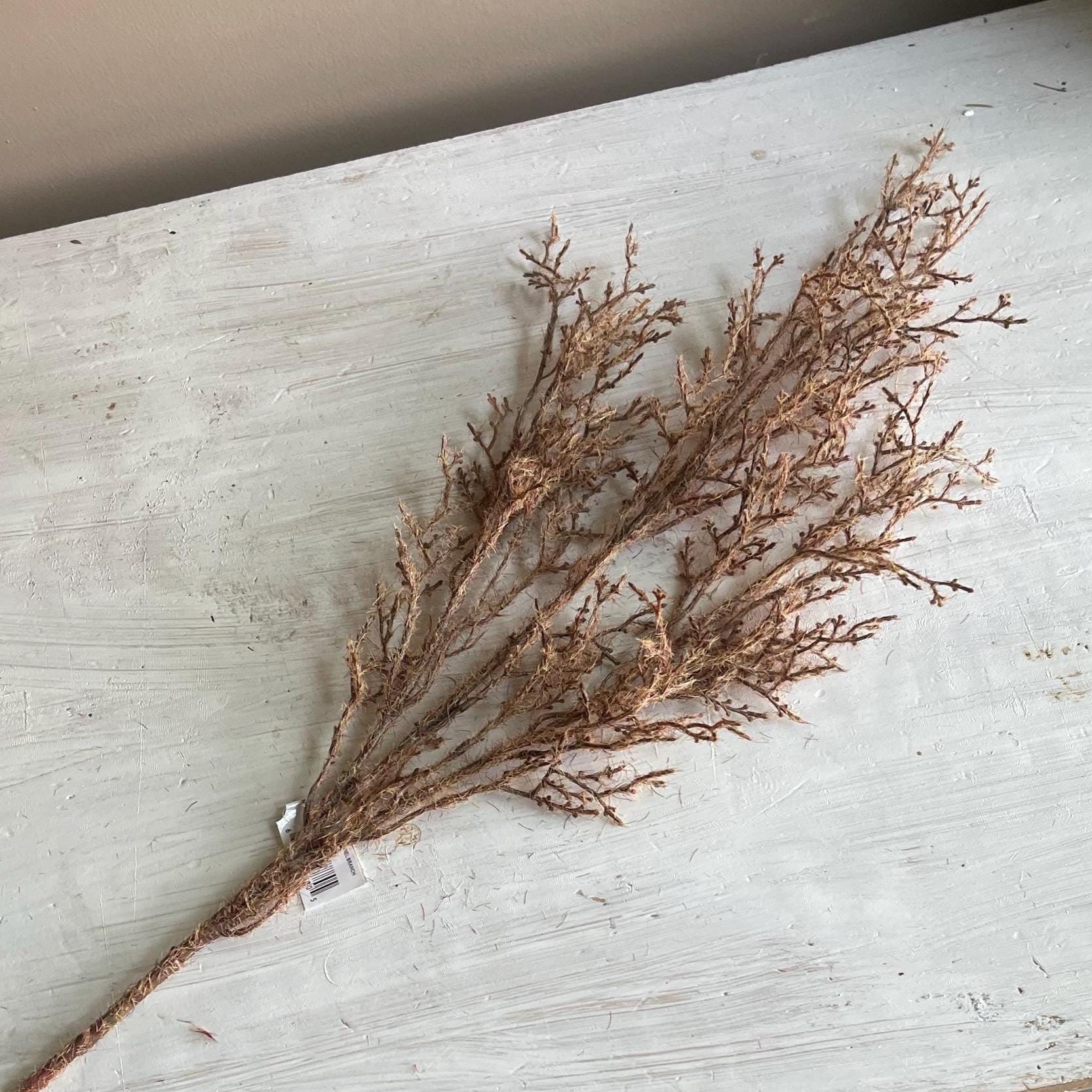 Fall Branch Stem | Flannel Branch Spray 36-Inches | Autumn Wreath Supplies | High Quality Artificial Branch | Fall Artificial Floral