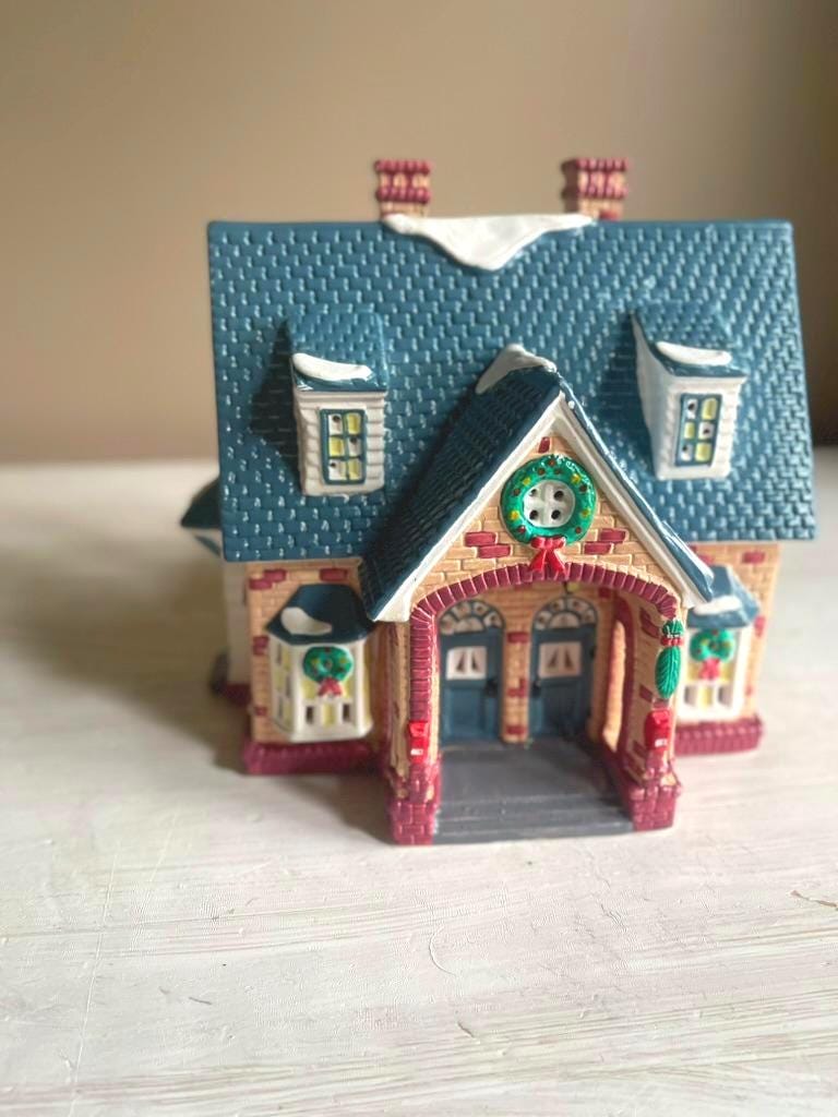 Department 56 Double Bungalow Snow Village 1989 | Department 56 | Christmas Village | Dept 56 Snow Village | Retired Christmas Village House