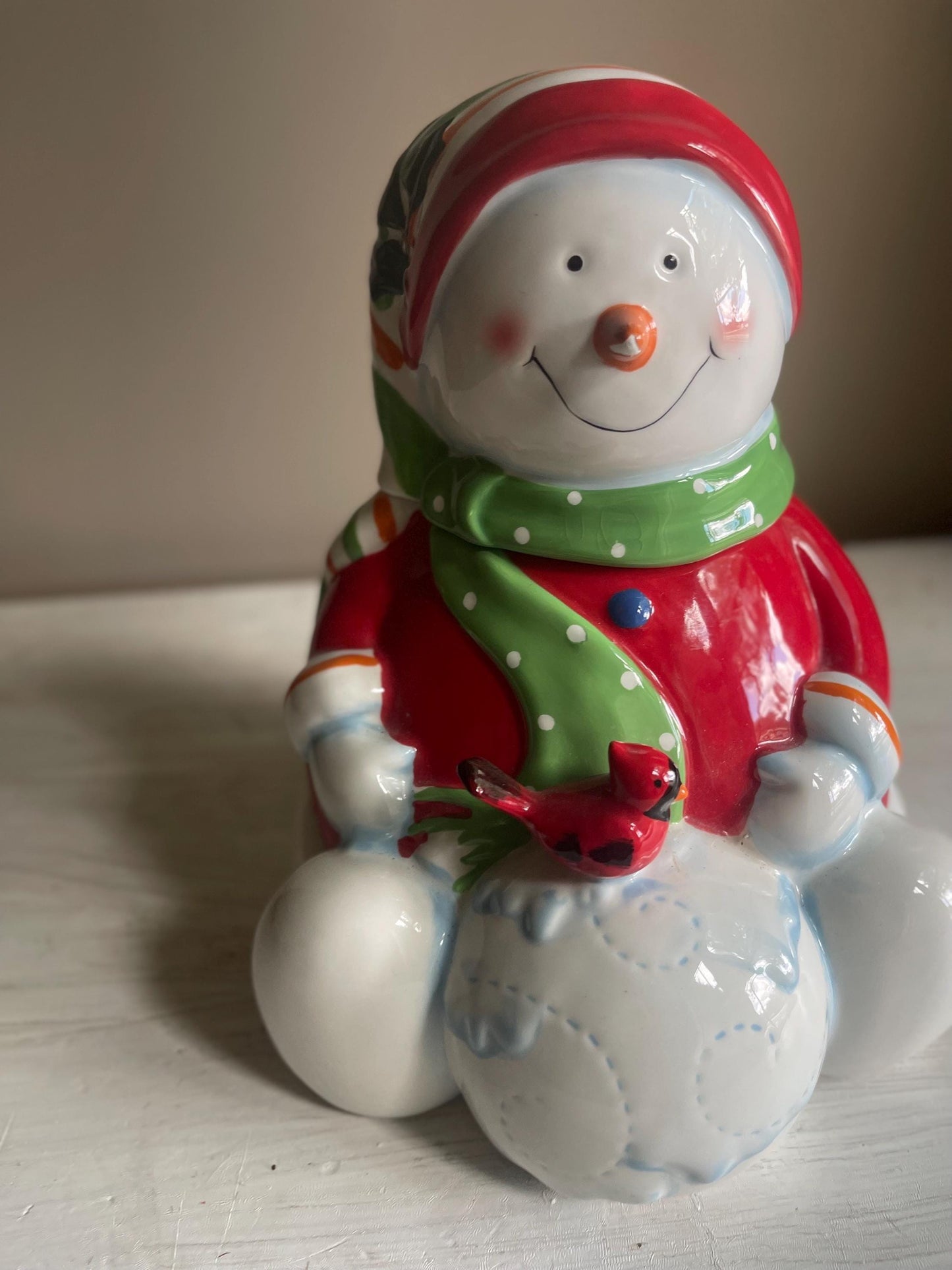 Vintage Snowman Cookie Jar | Christmas Cookie Jar | Vintage Christmas | Snowman Cookie Jar | Vintage Christmas Cookie Jar | Holiday Decor