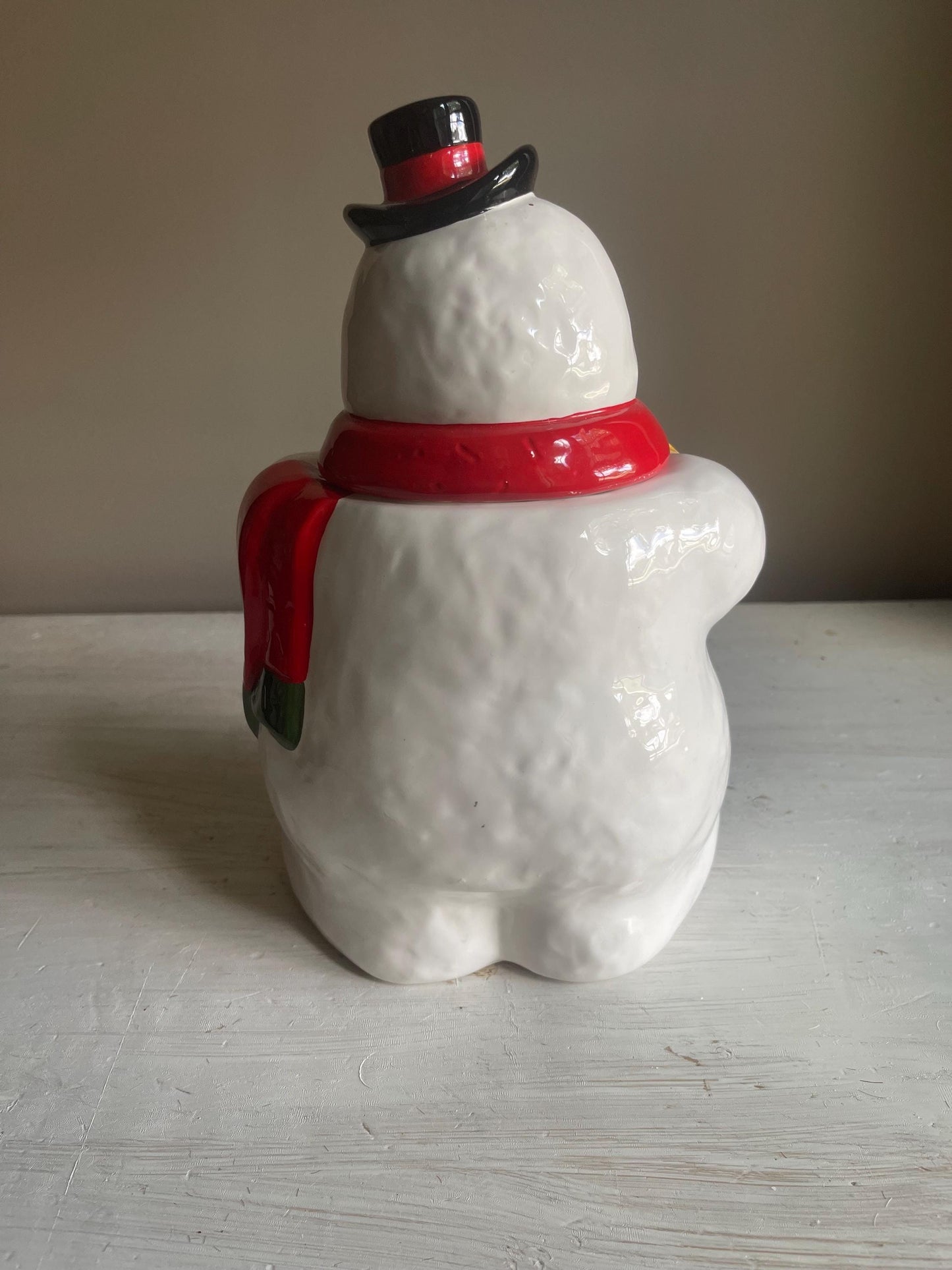 Vintage Snowman Cookie Jar | Christmas Cookie Jar | Vintage Christmas | Snowman Cookie Jar | Vintage Christmas Cookie Jar | Holiday Decor