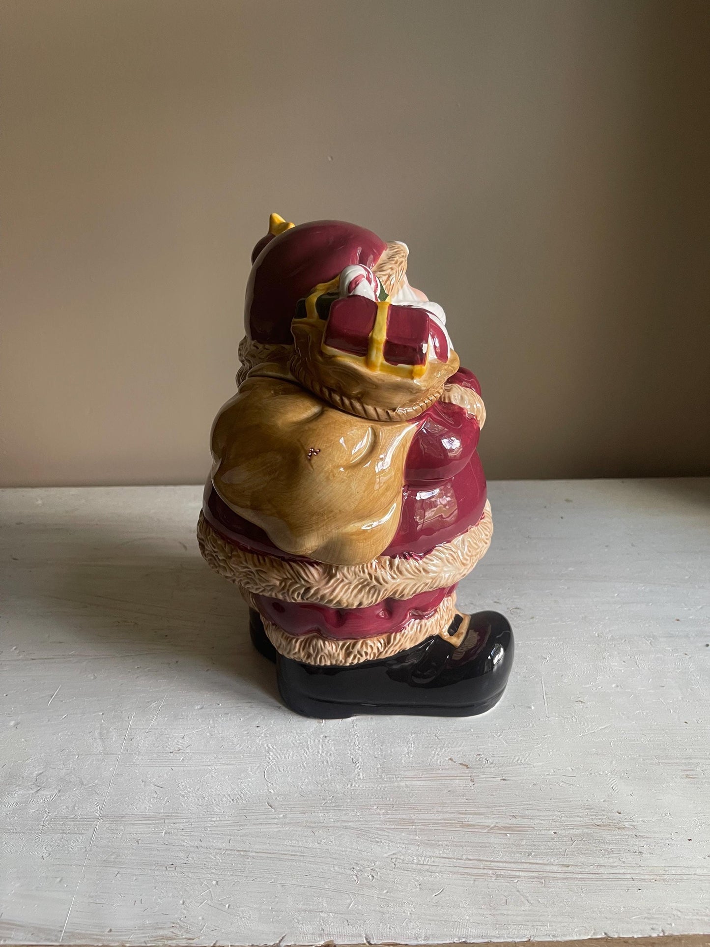 Vintage Santa Claus Cookie Jar | Christmas Cookie Jar | Vintage Christmas | Santa Cookie Jar | Vintage Christmas Cookie Jar | Holiday Decor