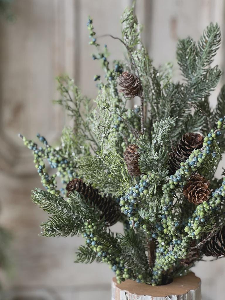 Greensleeves Pine Pick: Christmas Greens, Winter Wreath Supply