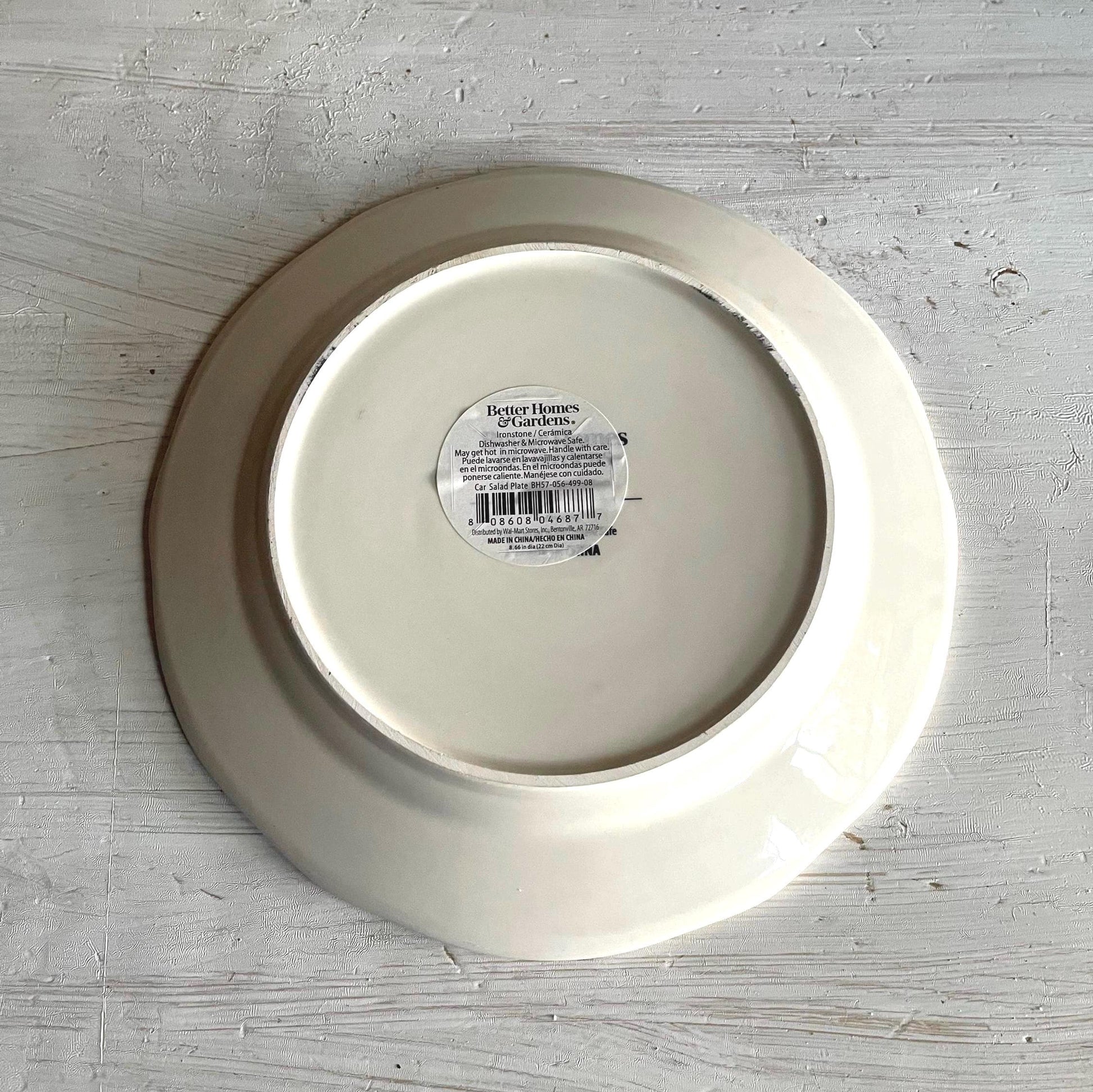 Better Homes & Gardens Heritage Christmas Plate | Vintage Wagon Salad Plate 8.75"