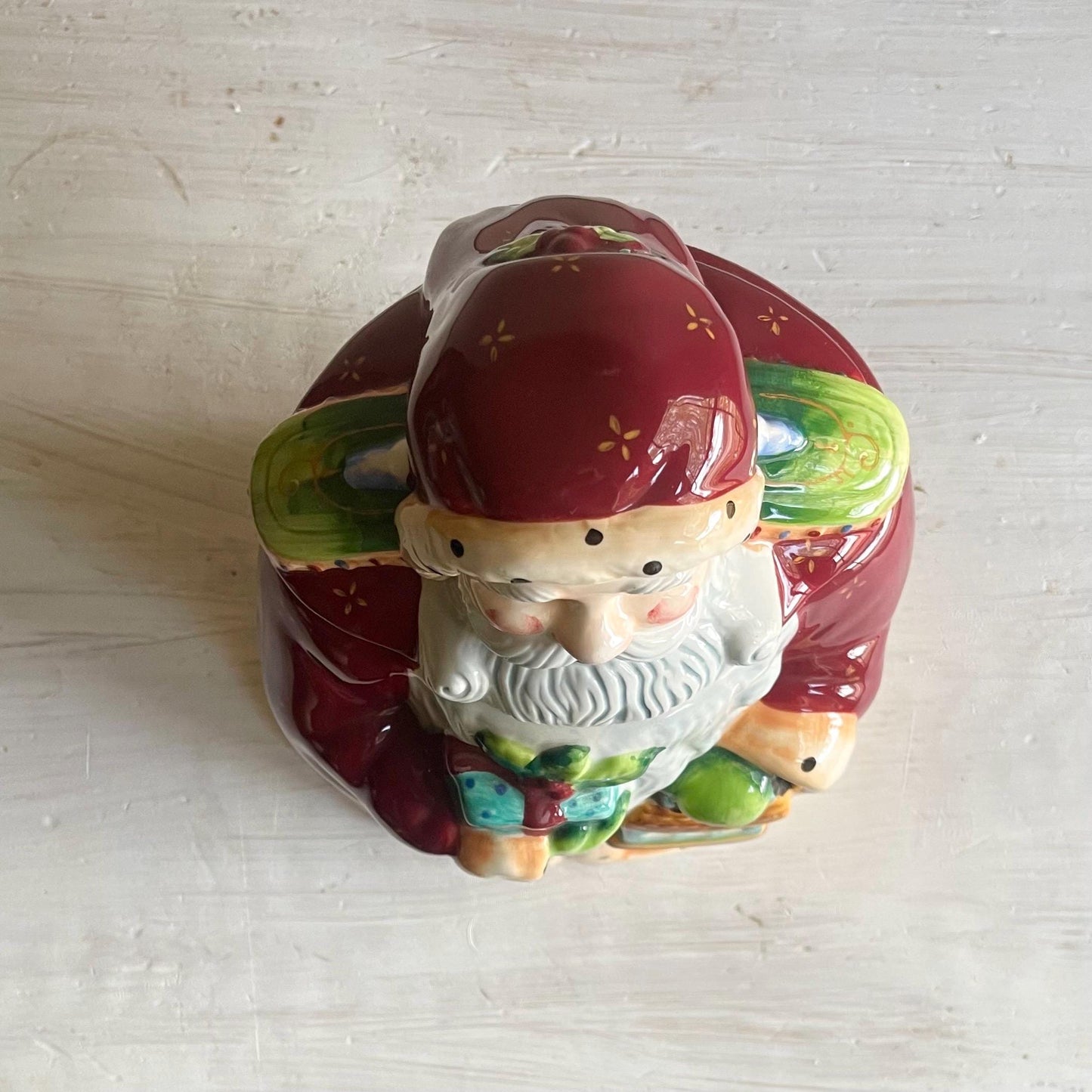 Vintage Santa Claus Cookie Jar: Christmas Kitchen Decor