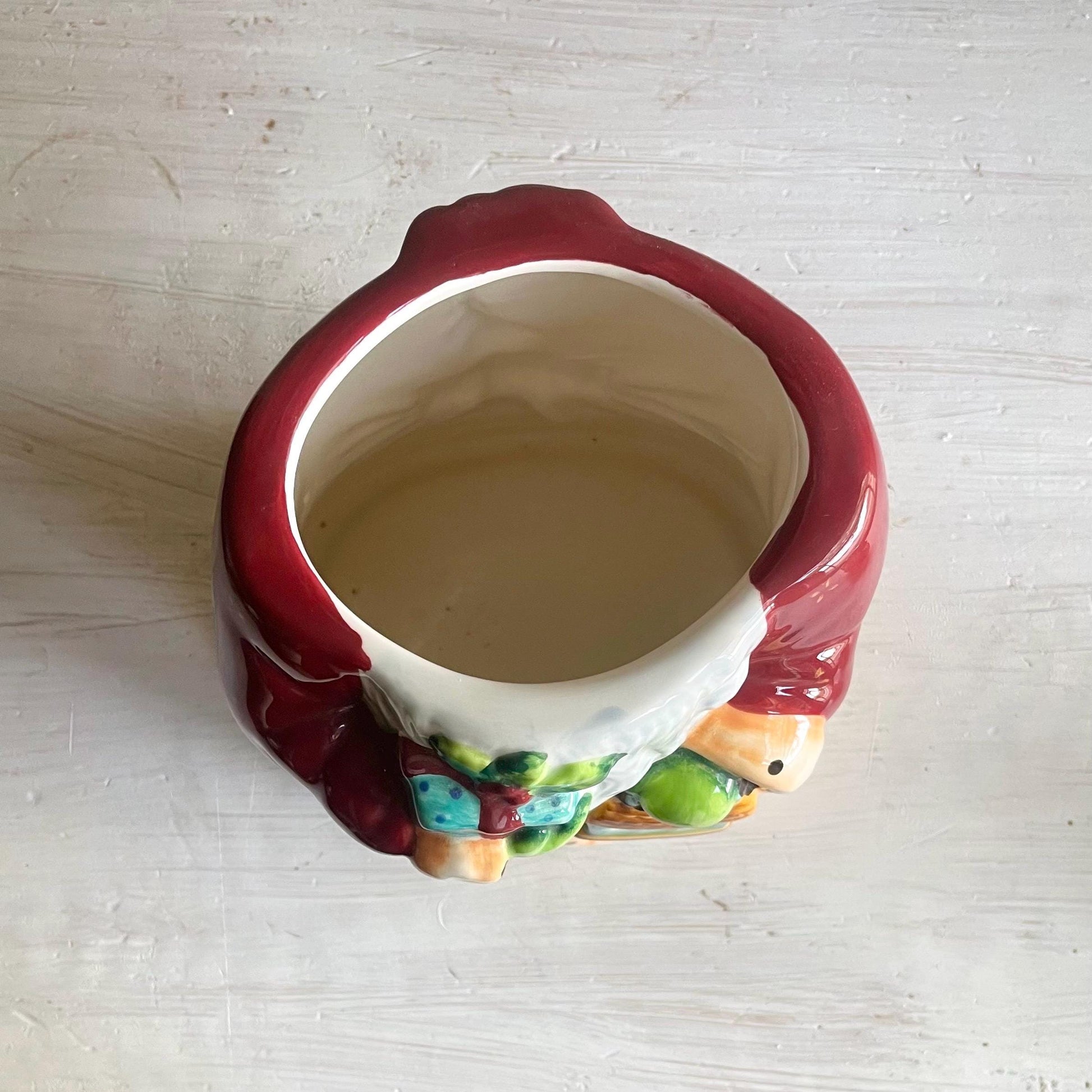 Vintage Santa Claus Cookie Jar: Christmas Kitchen Decor