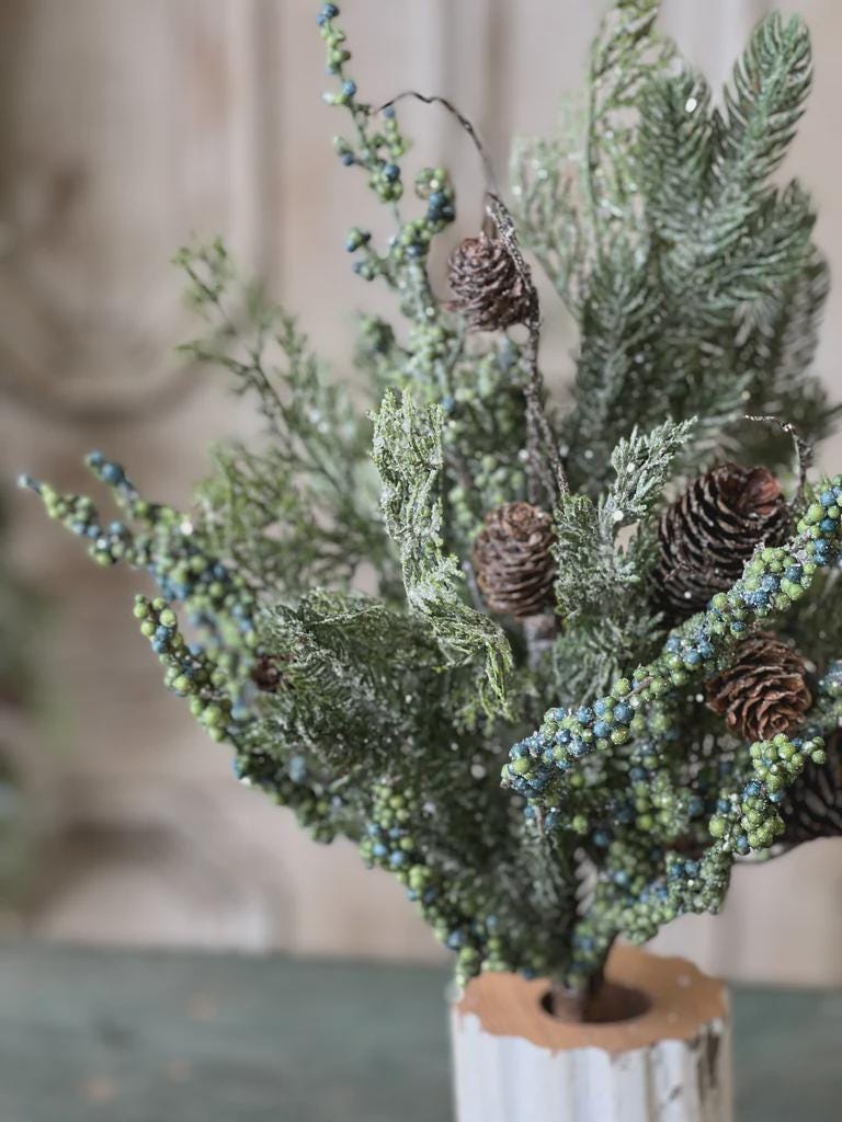 Greensleeves Pine Pick: Christmas Greens, Winter Wreath Supply