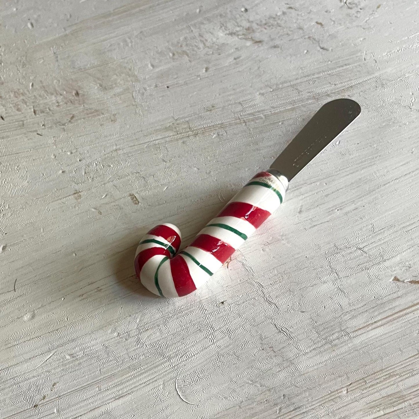 Fitz & Floyd Christmas Ornament Snack Plate with Spreader: Vintage Holiday Entertaining