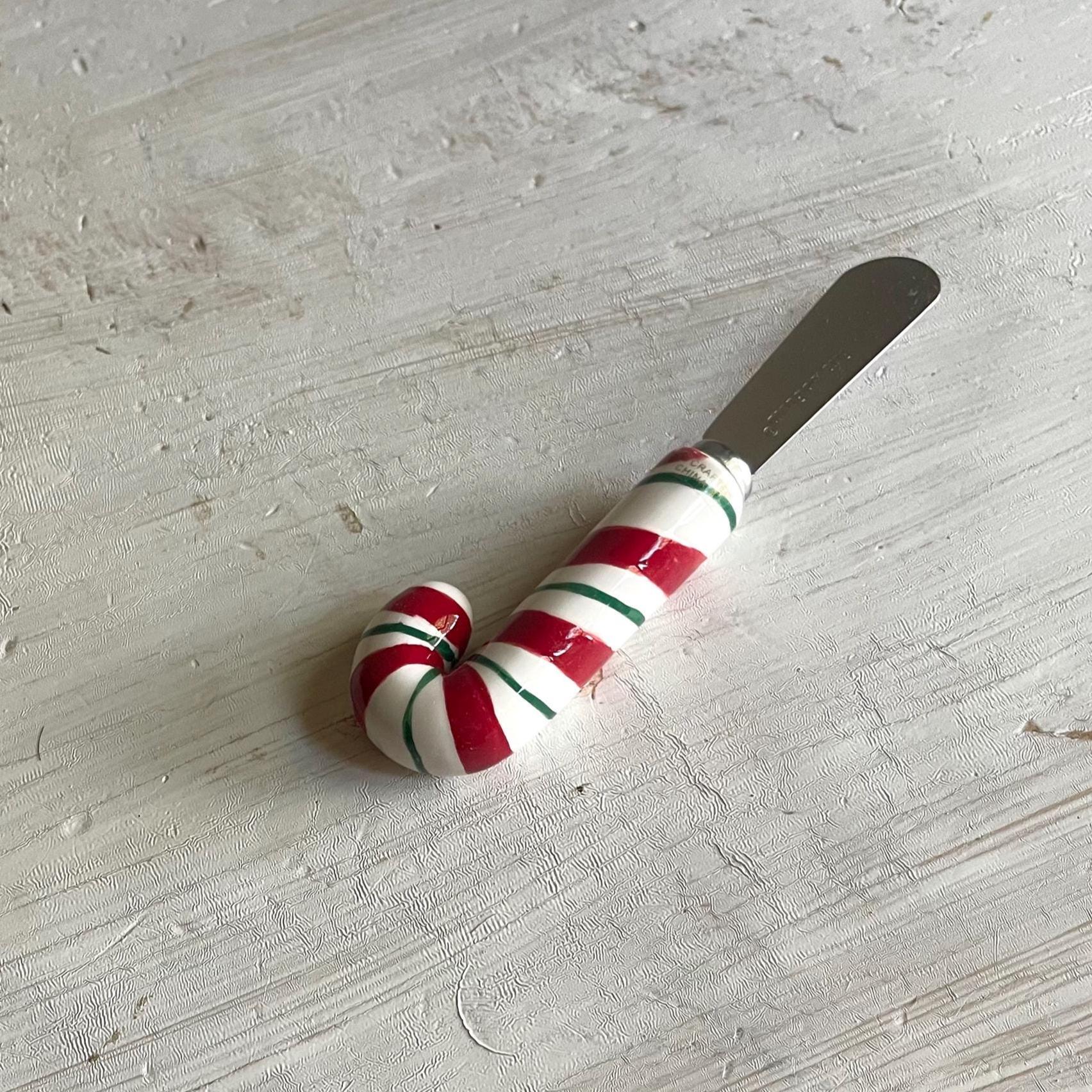 Fitz & Floyd Christmas Ornament Snack Plate with Spreader: Vintage Holiday Entertaining