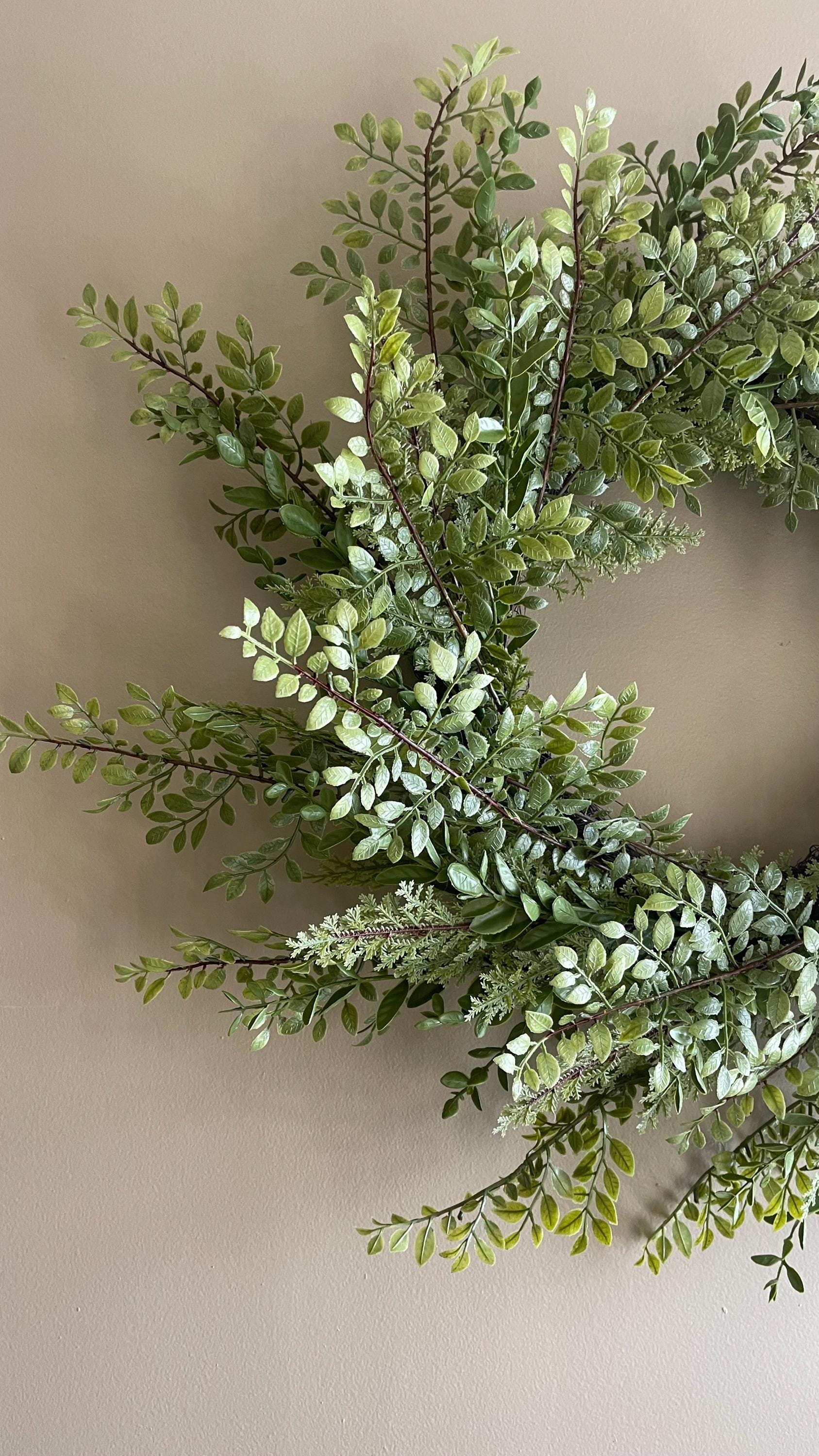 Fern Wreath - Spring Decor - 28-Inch Wreath