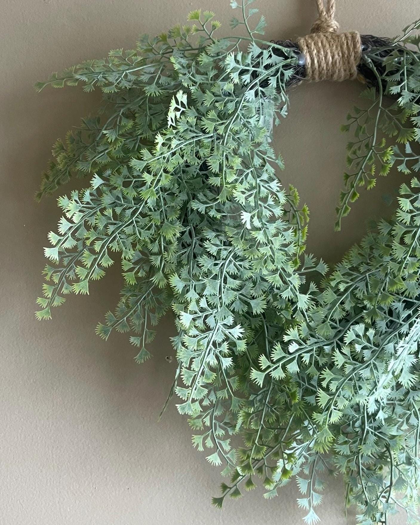 Small Fern Wreath - Spring Decor - 15-Inch Wreath
