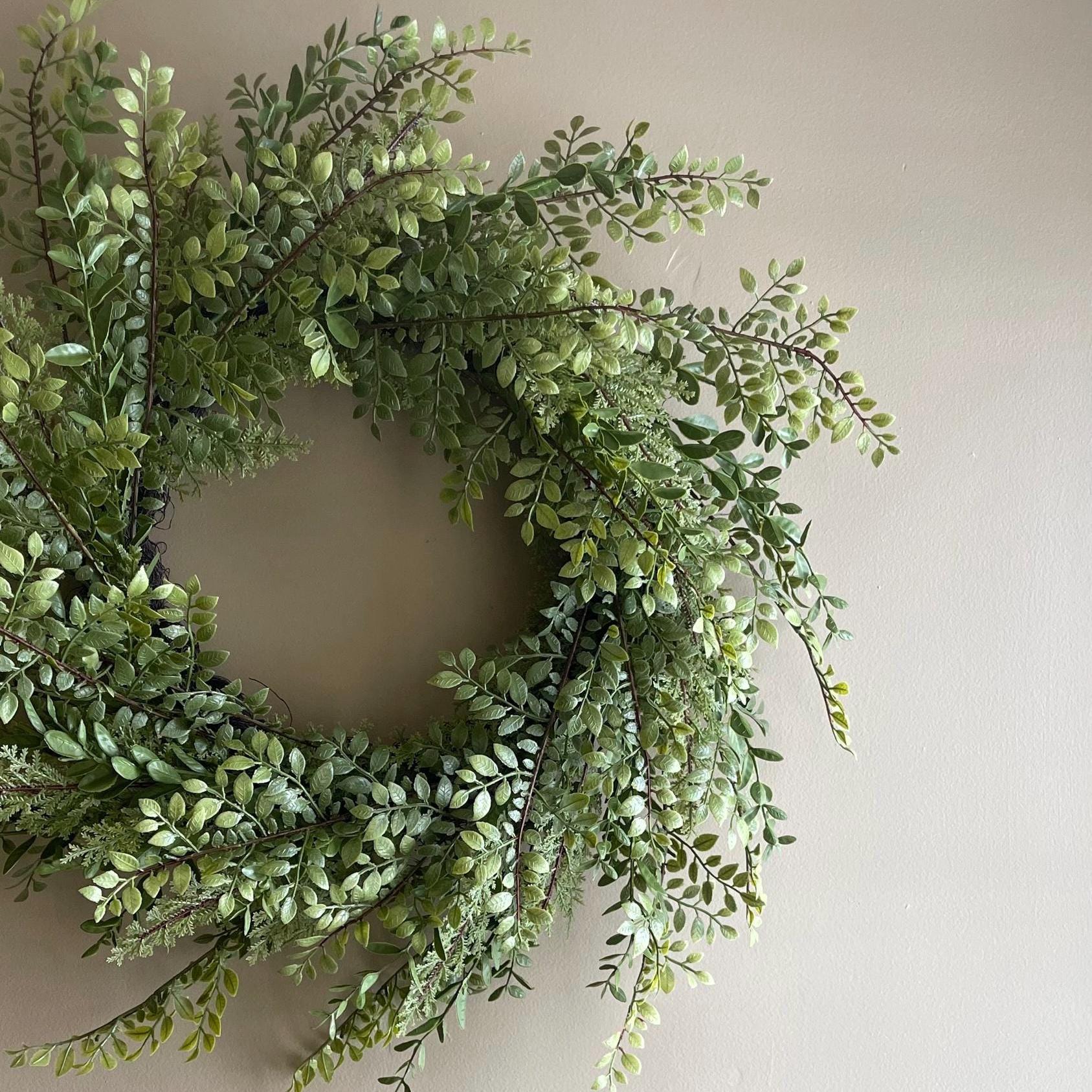 Fern Wreath - Spring Decor - 28-Inch Wreath
