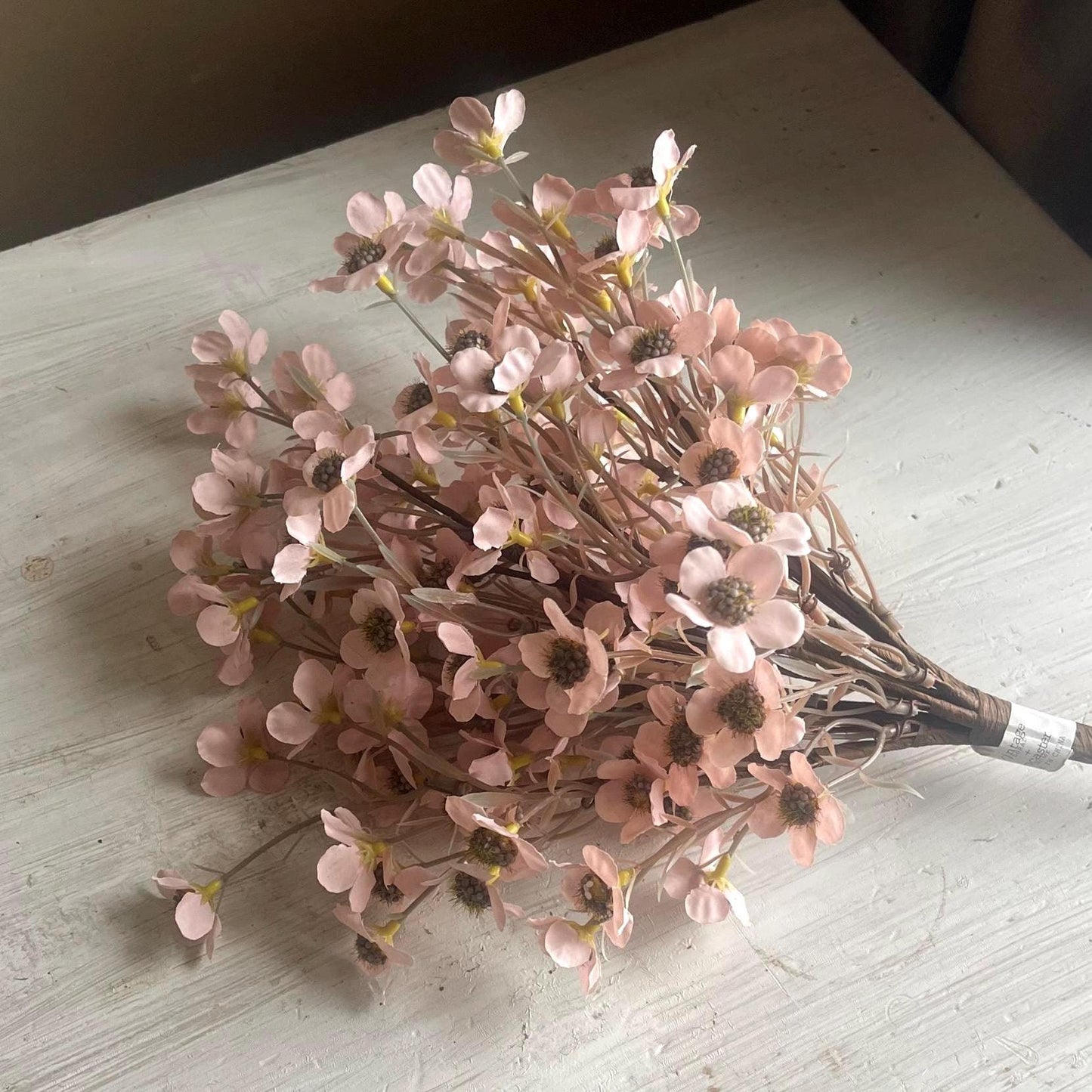 Blush Timeless Blooms Bush: Valentine's Day Floral Stems - 19-Inch