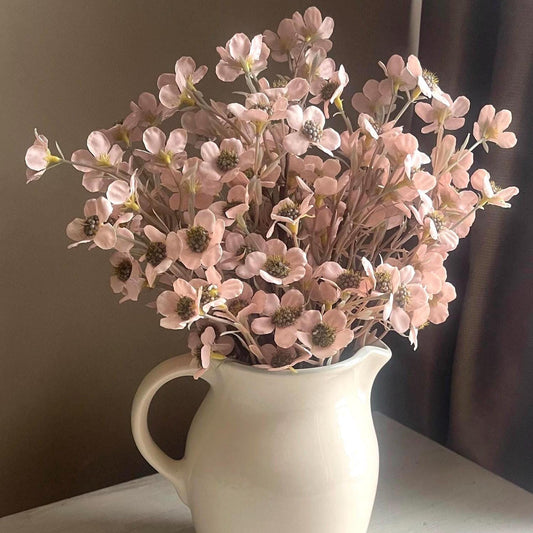 Blush Timeless Blooms Bush: Valentine's Day Floral Stems - 19-Inch