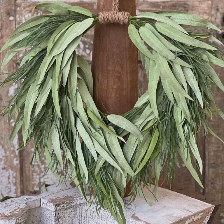 Spartina Grass Wreath - Spring Decor - 23-Inch Wreath