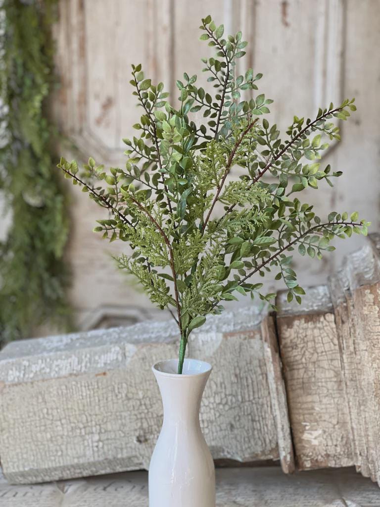 Artificial Mixed Ferns, 23" Faux Greenery Spray