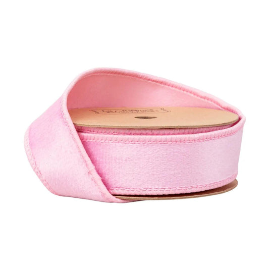 1 Inch Reversible Velvet Ribbon - Spring Ribbon - Wired