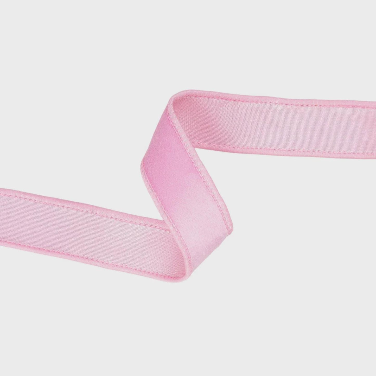 1 Inch Reversible Velvet Ribbon - Spring Ribbon - Wired