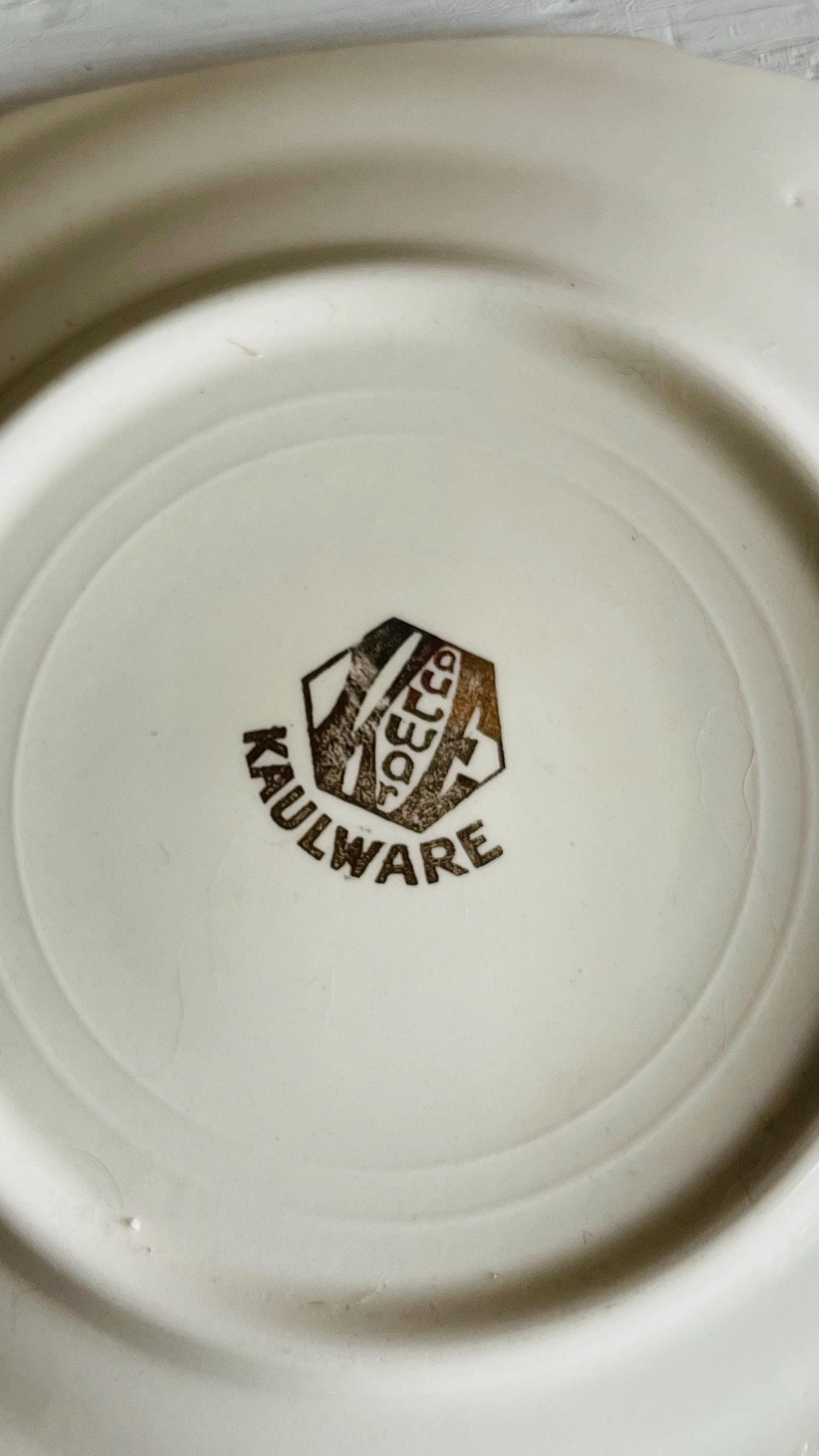Vintage Kaulware 14K Gold Square Bread Plates Set of 4 | Floral Bouquet