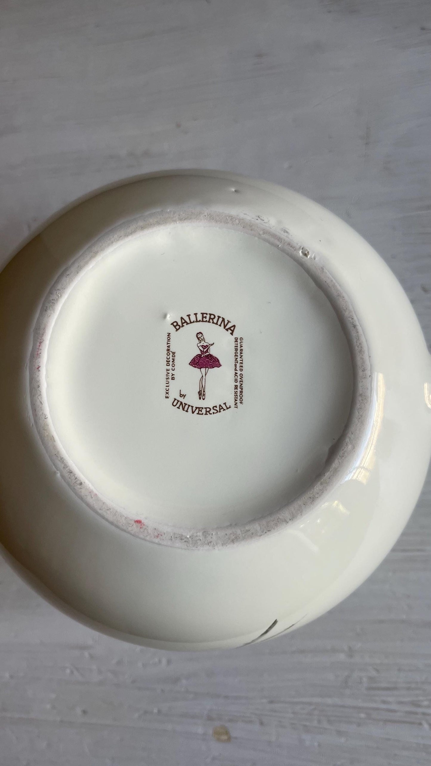 Vintage Ballerina Universal Rosette Ball Pitcher | Mid-Century Farmhouse Pitcher