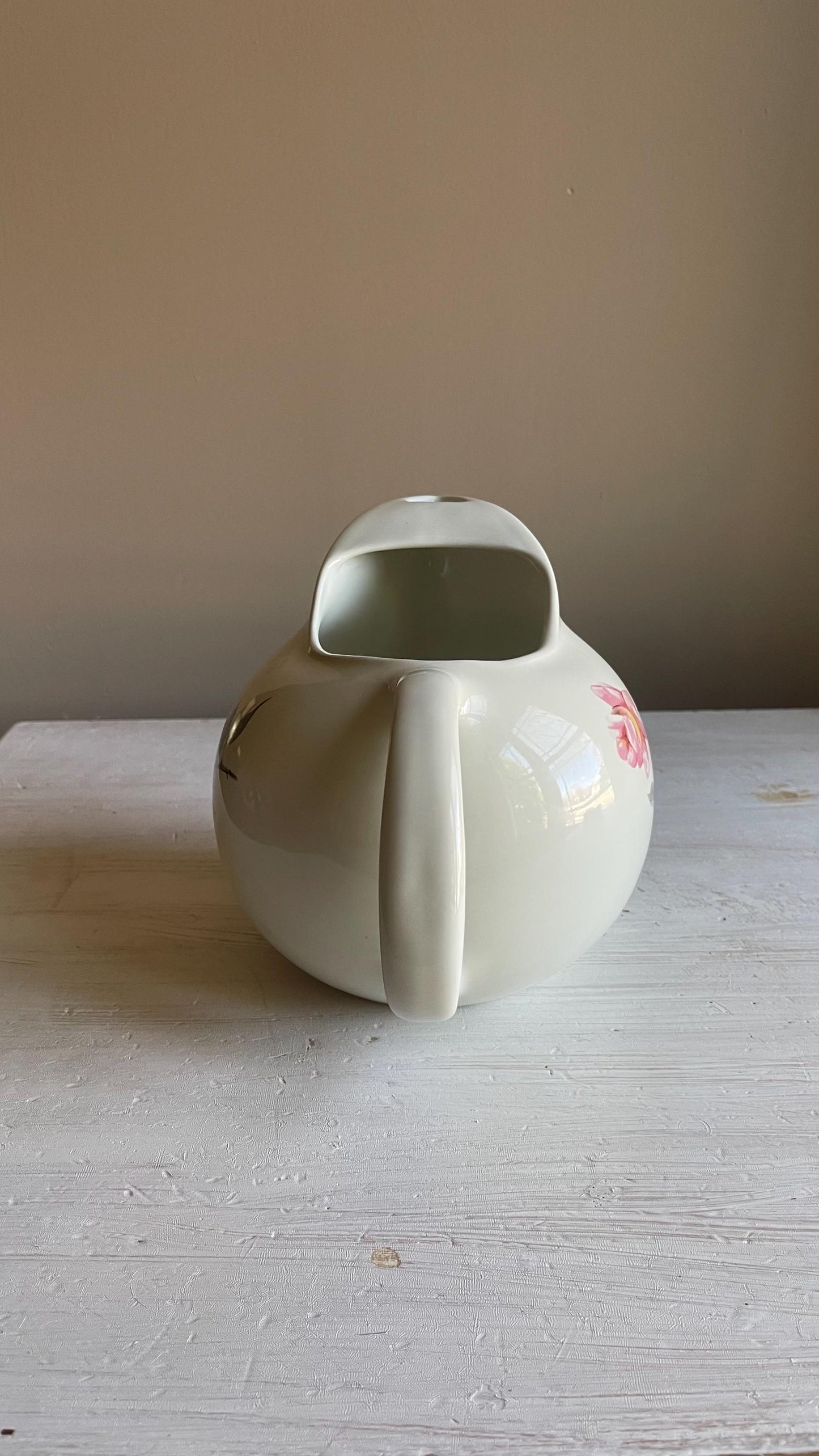 Vintage Ballerina Universal Rosette Ball Pitcher | Mid-Century Farmhouse Pitcher