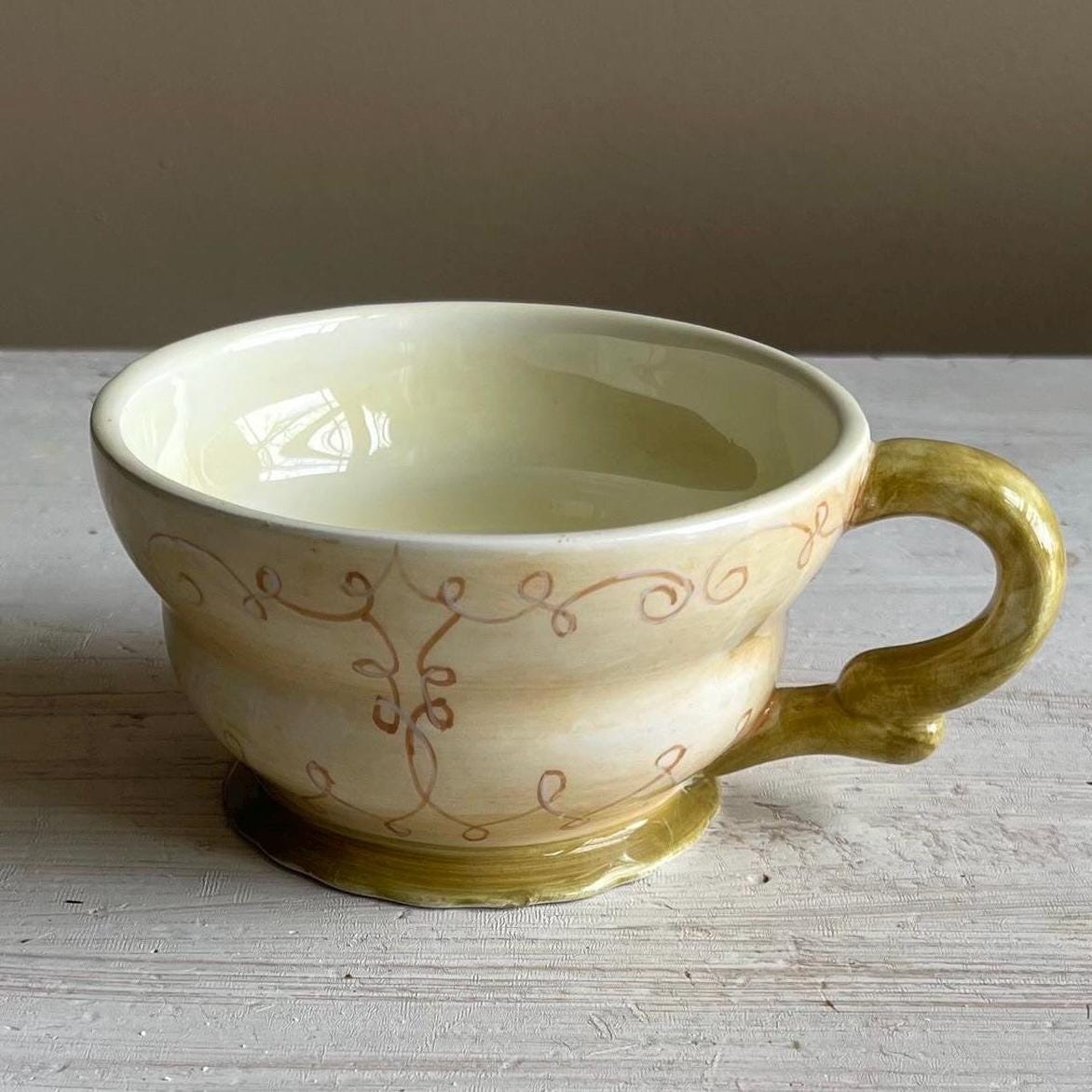 Vintage Tracy Porter 3-Piece Stacking Tea for One Set | Hand-Painted Floral Teapot & Cup