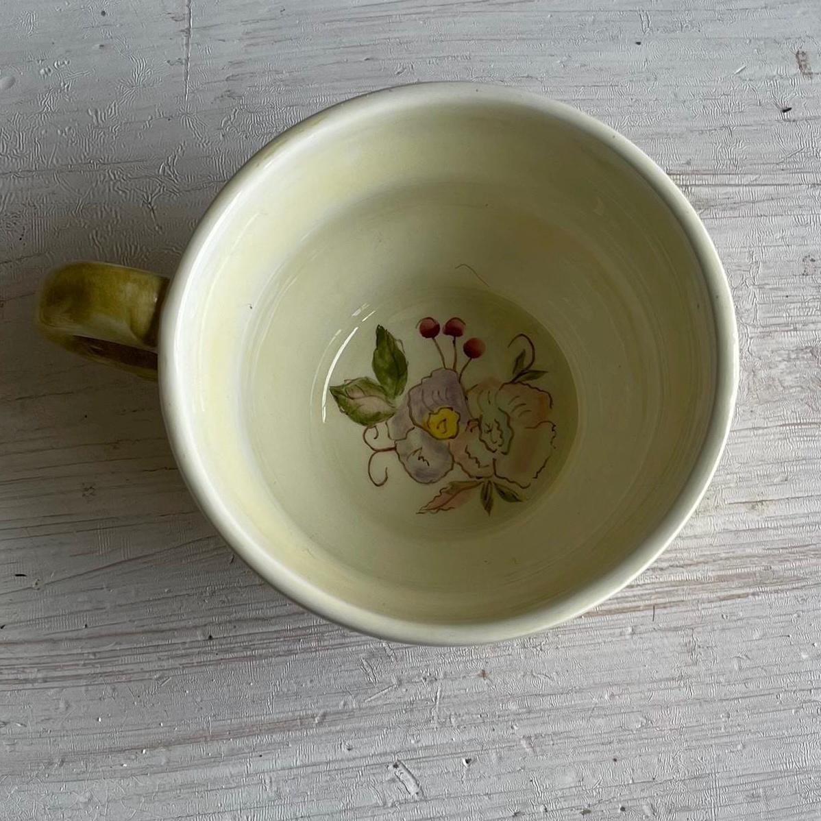 Vintage Tracy Porter 3-Piece Stacking Tea for One Set | Hand-Painted Floral Teapot & Cup