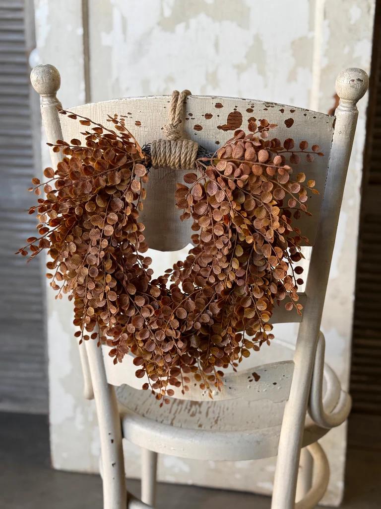 Small Fall Wreath - Farmhouse Decor - 15-Inch Wreath