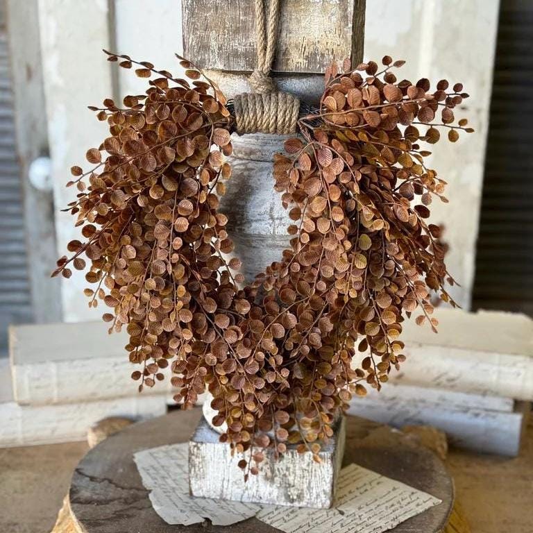 Small Fall Wreath - Farmhouse Decor - 15-Inch Wreath
