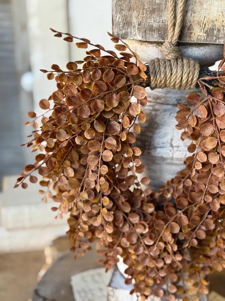 Small Fall Wreath - Farmhouse Decor - 15-Inch Wreath