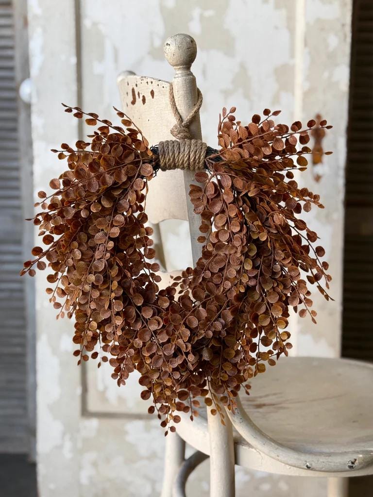Small Fall Wreath - Farmhouse Decor - 15-Inch Wreath