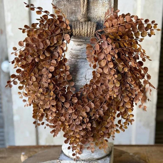 Small Fall Wreath - Farmhouse Decor - 15-Inch Wreath