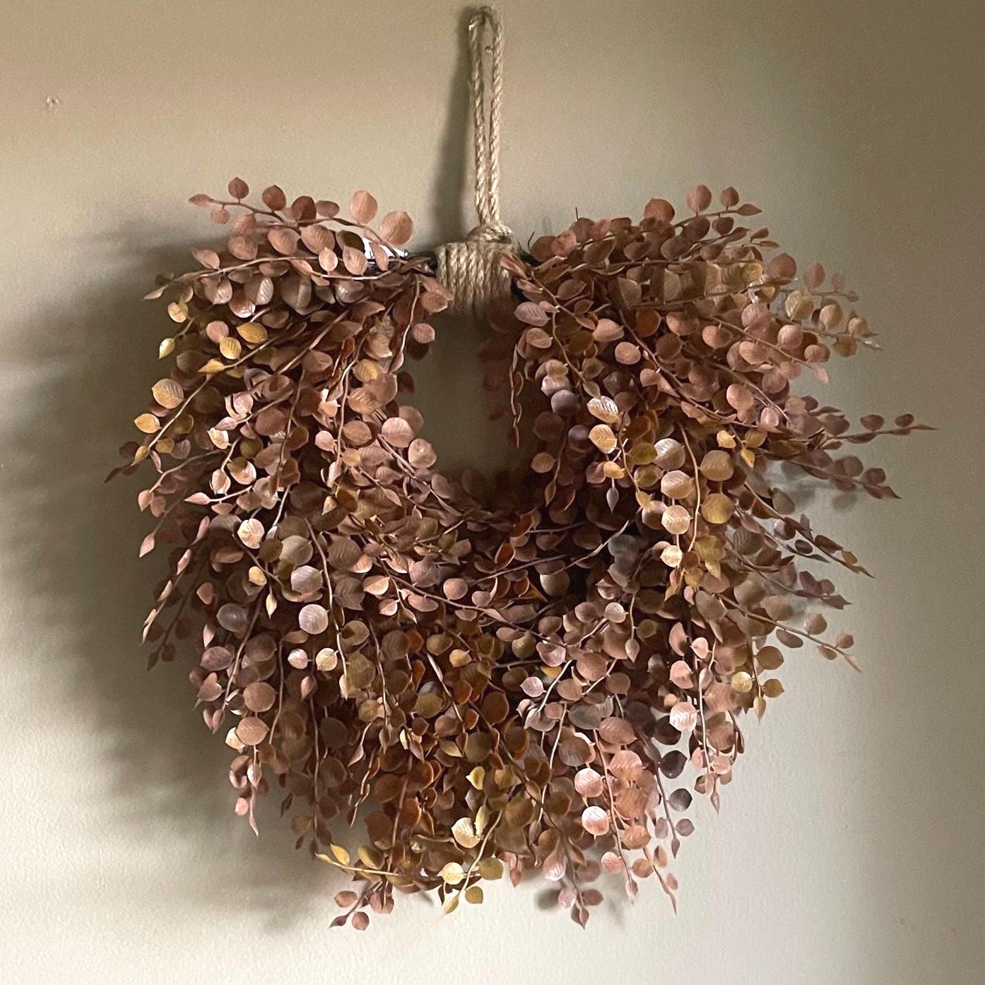 Small Fall Wreath - Farmhouse Decor - 15-Inch Wreath