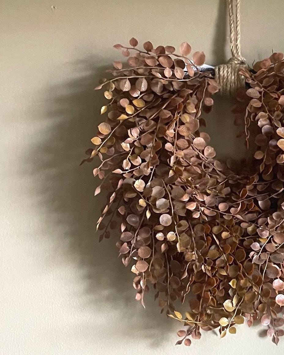 Small Fall Wreath - Farmhouse Decor - 15-Inch Wreath