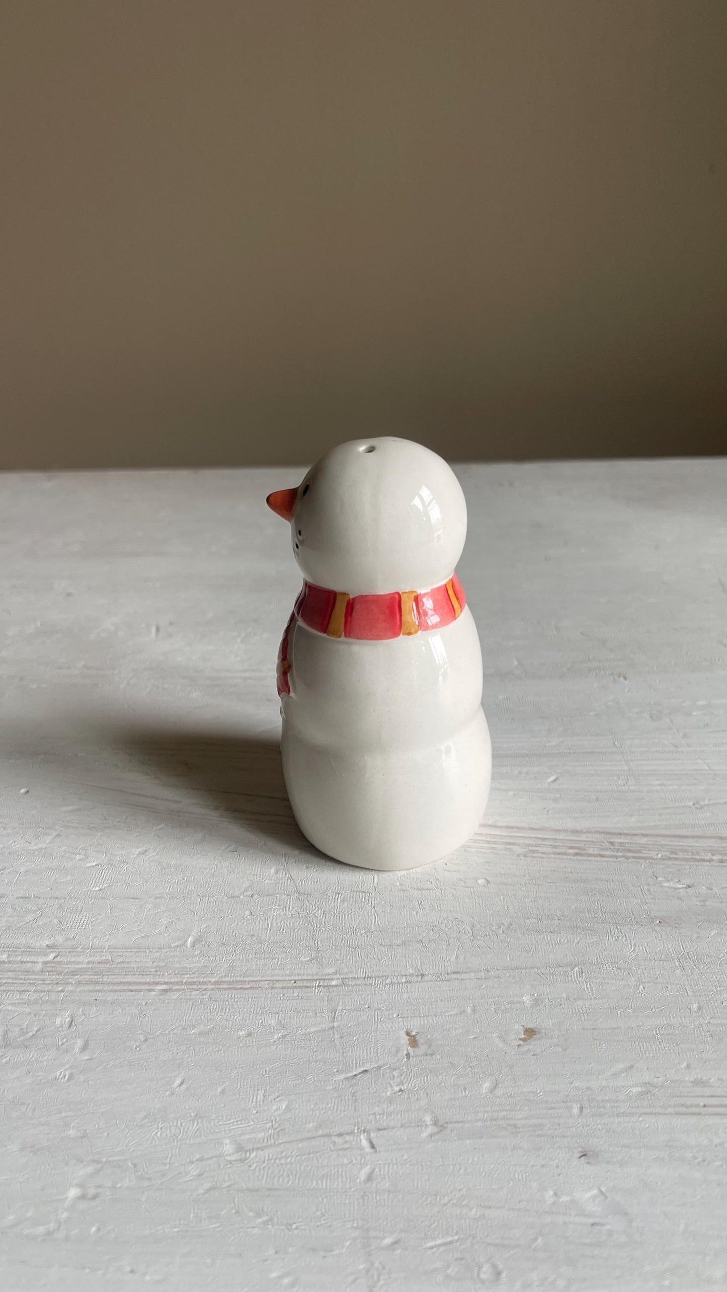 Vintage Snowman Salt & Pepper Shakers | Christmas Kitchen Decor