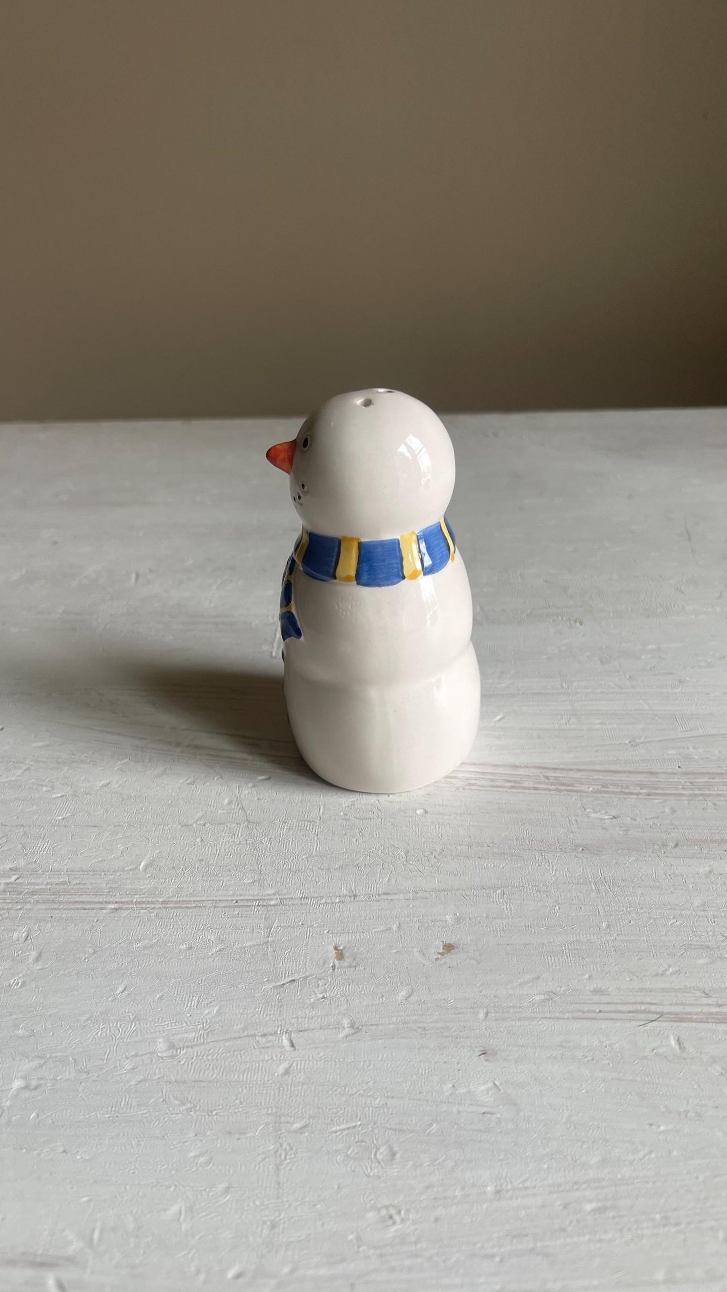 Vintage Snowman Salt & Pepper Shakers | Christmas Kitchen Decor