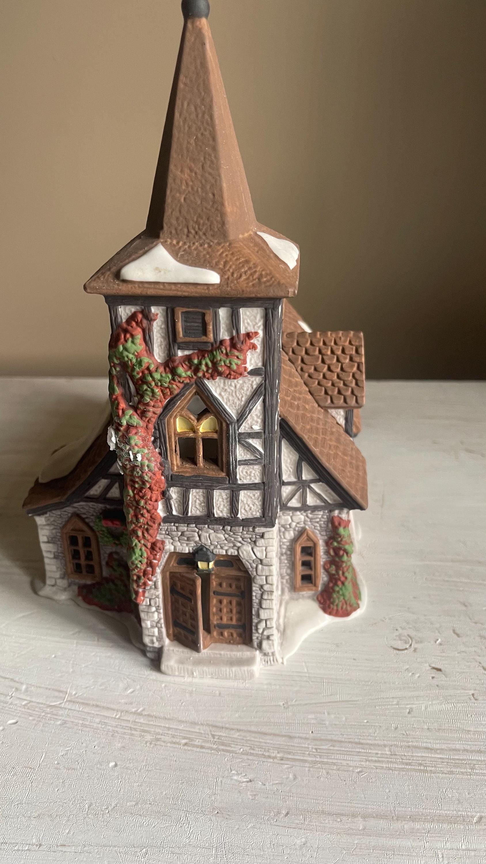 Department 56 Old Michael Church Dickens Village 1992 - Christmas Village
