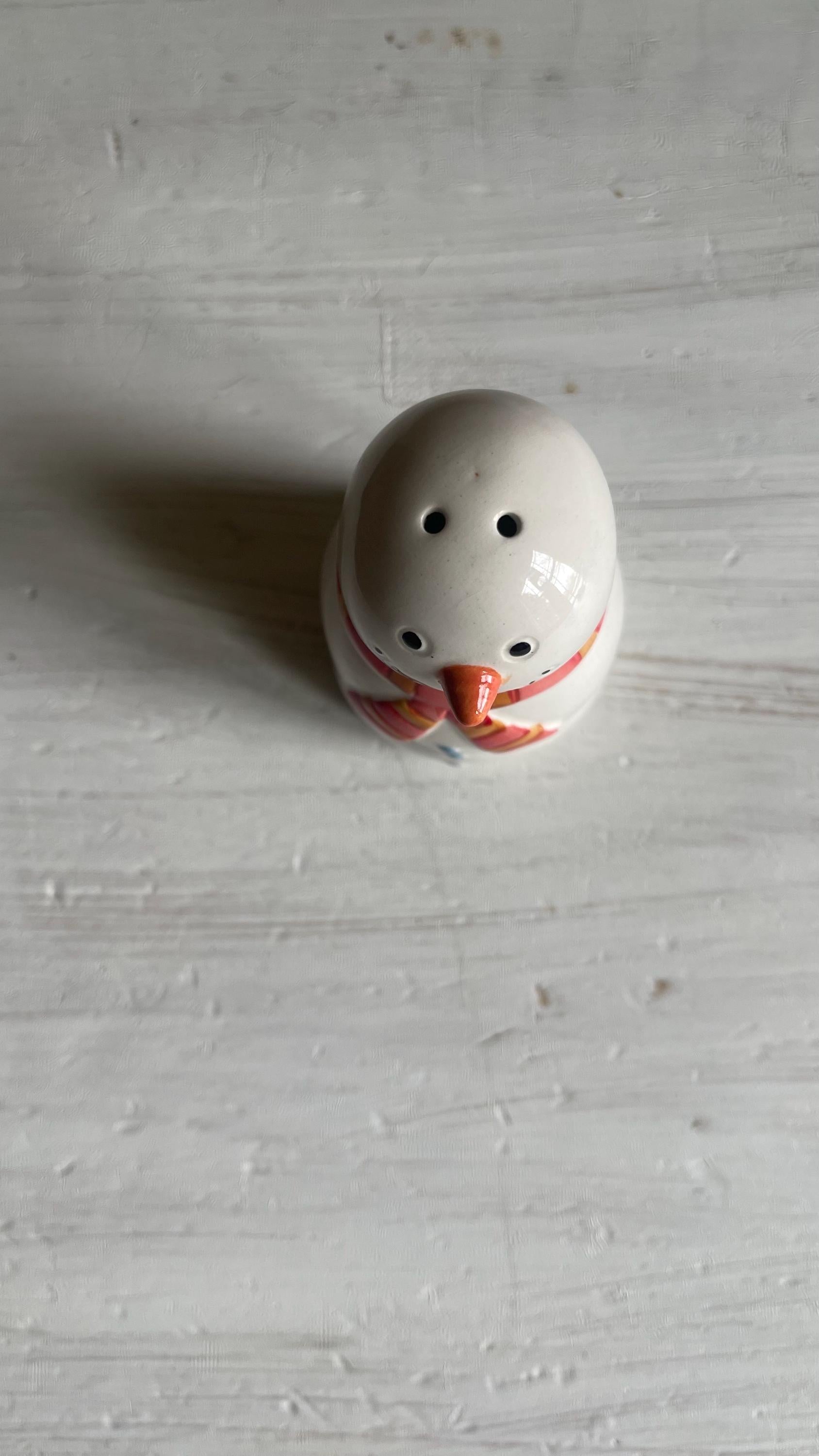 Vintage Snowman Salt & Pepper Shakers | Christmas Kitchen Decor
