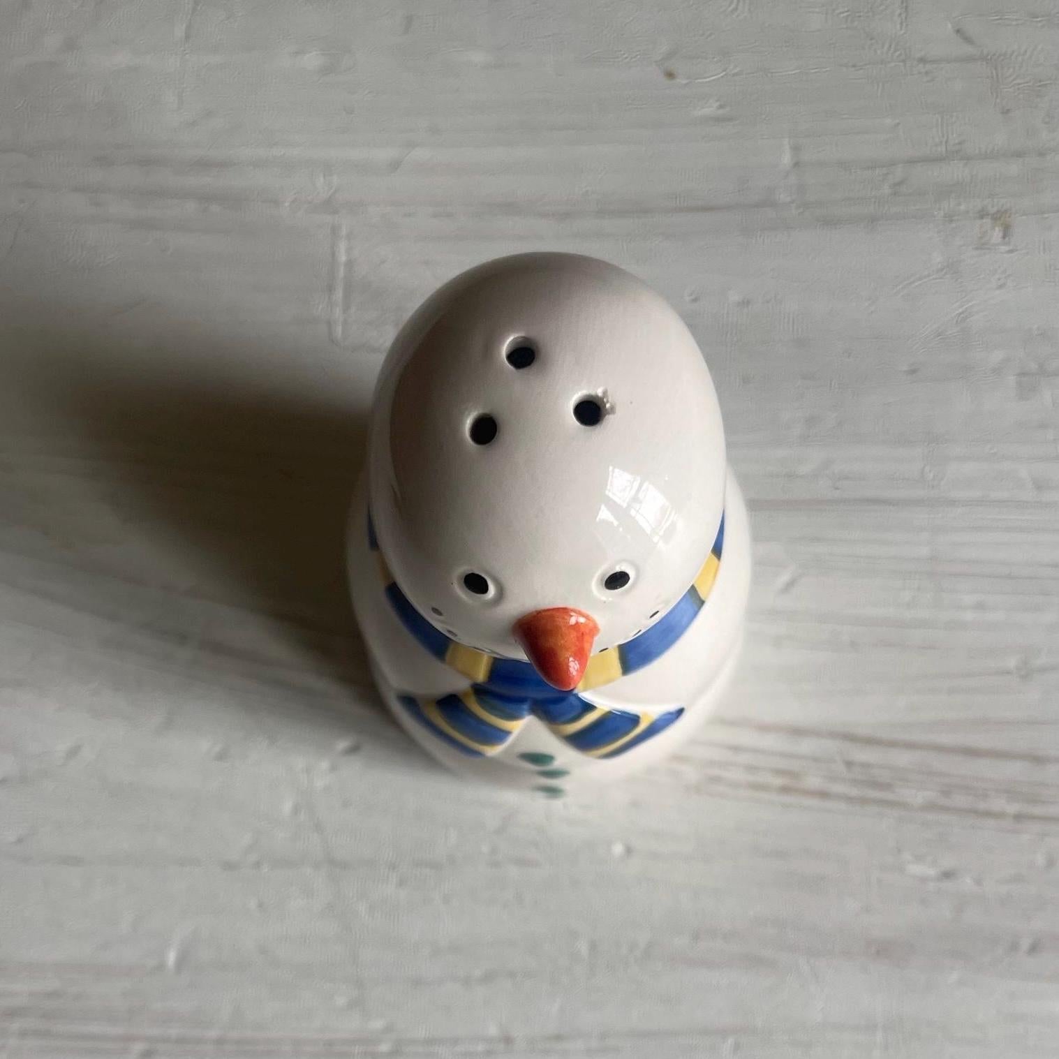 Vintage Snowman Salt & Pepper Shakers | Christmas Kitchen Decor