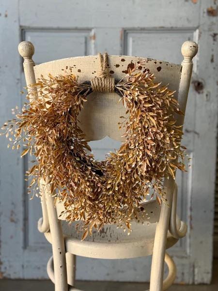 Fall Sage Wreath – 15-Inch Mixed Sage Decor