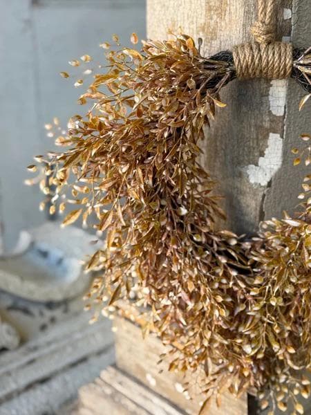 Fall Sage Wreath – 15-Inch Mixed Sage Decor